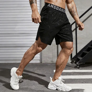 Men Running Shorts Summer Sportswear Male Football Clothing Gym Fitness Tracksuit Jogging Training Shorts Sport Short Pant Men 4