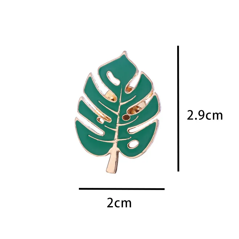 Cartoon Brooch Cute Versatile Personality Badge Japanese Ins Women\'S Breastflower Lucky Four Leaf Grass Green Breast Pin New