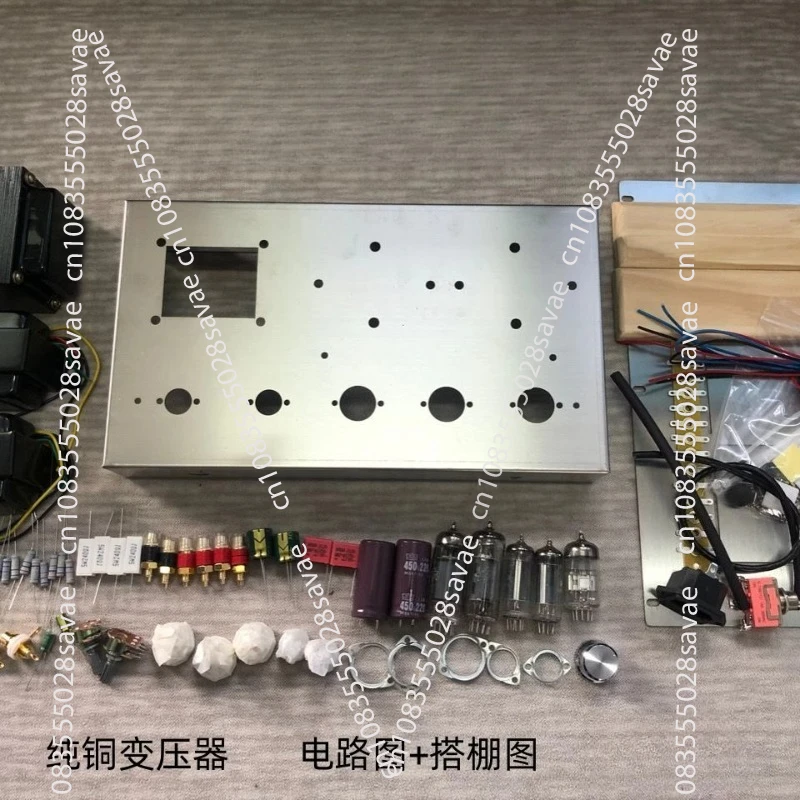 6P1 Tube Amplifier Kit Finished DIY Vacuum Tube Audiophile Amplifier Loose Parts Self-assembled Finished Product