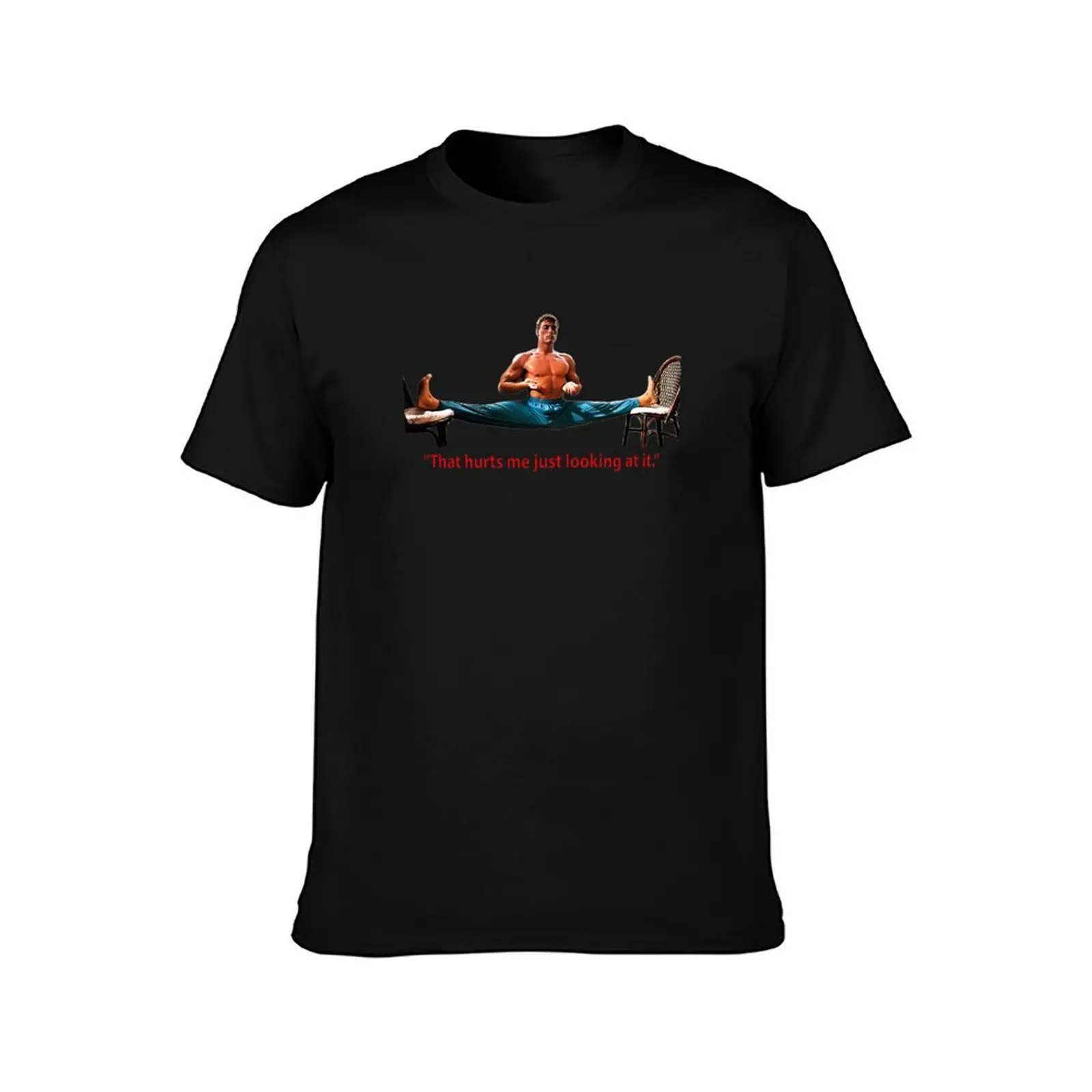 Jean Claude Van vintage Dammeeee T-Shirt, Summer Casual Cotton Tee, Oversized Streetwear Tops, Vintage Graphic Print
