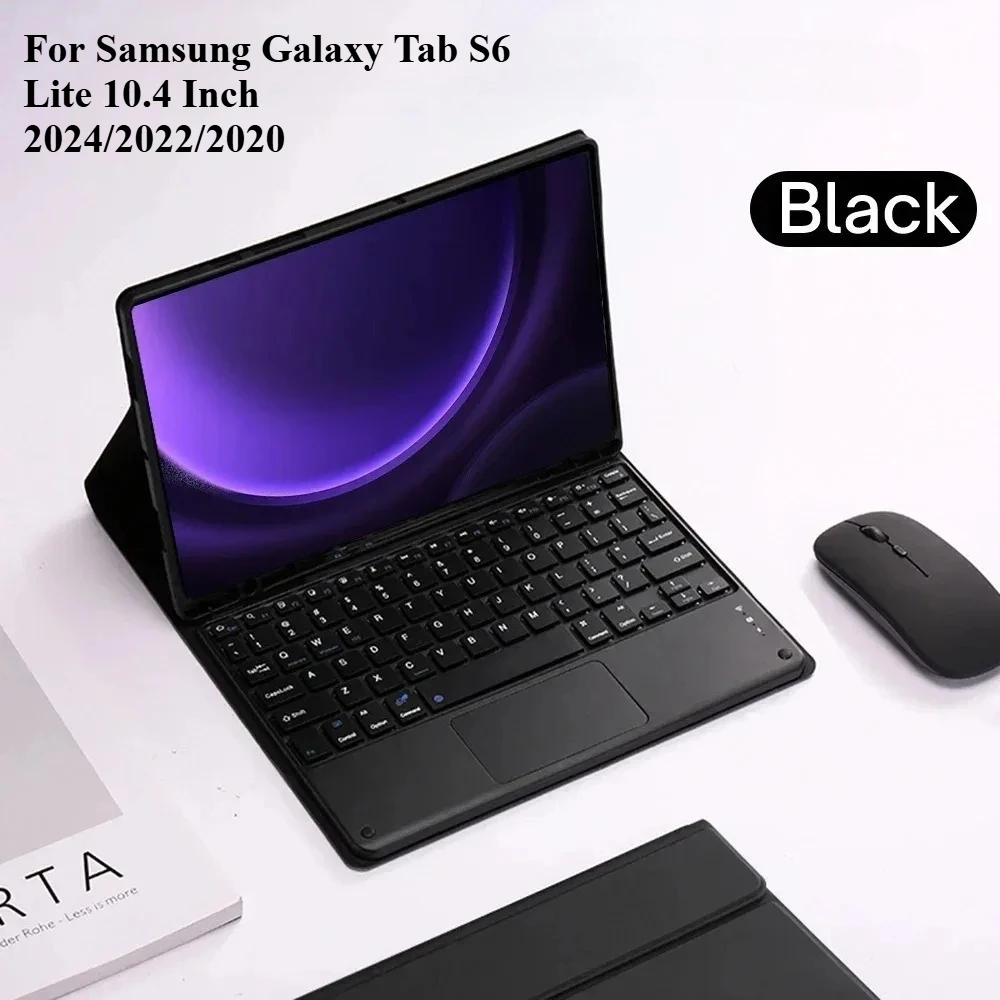For Samsung Galaxy Tab S6 Lite 10.4 Inch P610/P615 Keyboard Case Detachable Leather With Keyboard Case Cover For SM-P620 SM-P613