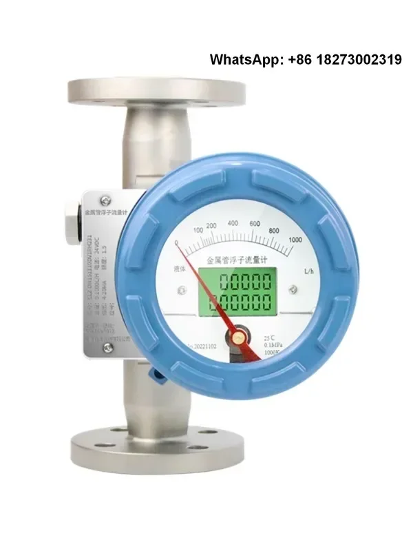 Rotary flowmeter DN25 flange stainless steel pointer metal tube float flowmeter gas liquid