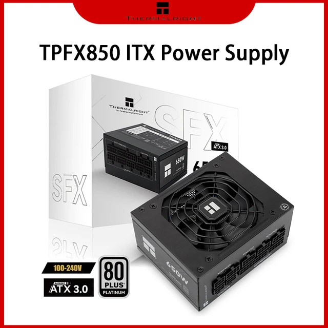 Thermalright SFX Platinum フルモジュラー電源 850W 850W Thermalright TGFX-850 ATX 3.0 Gold Modular SFX PSU