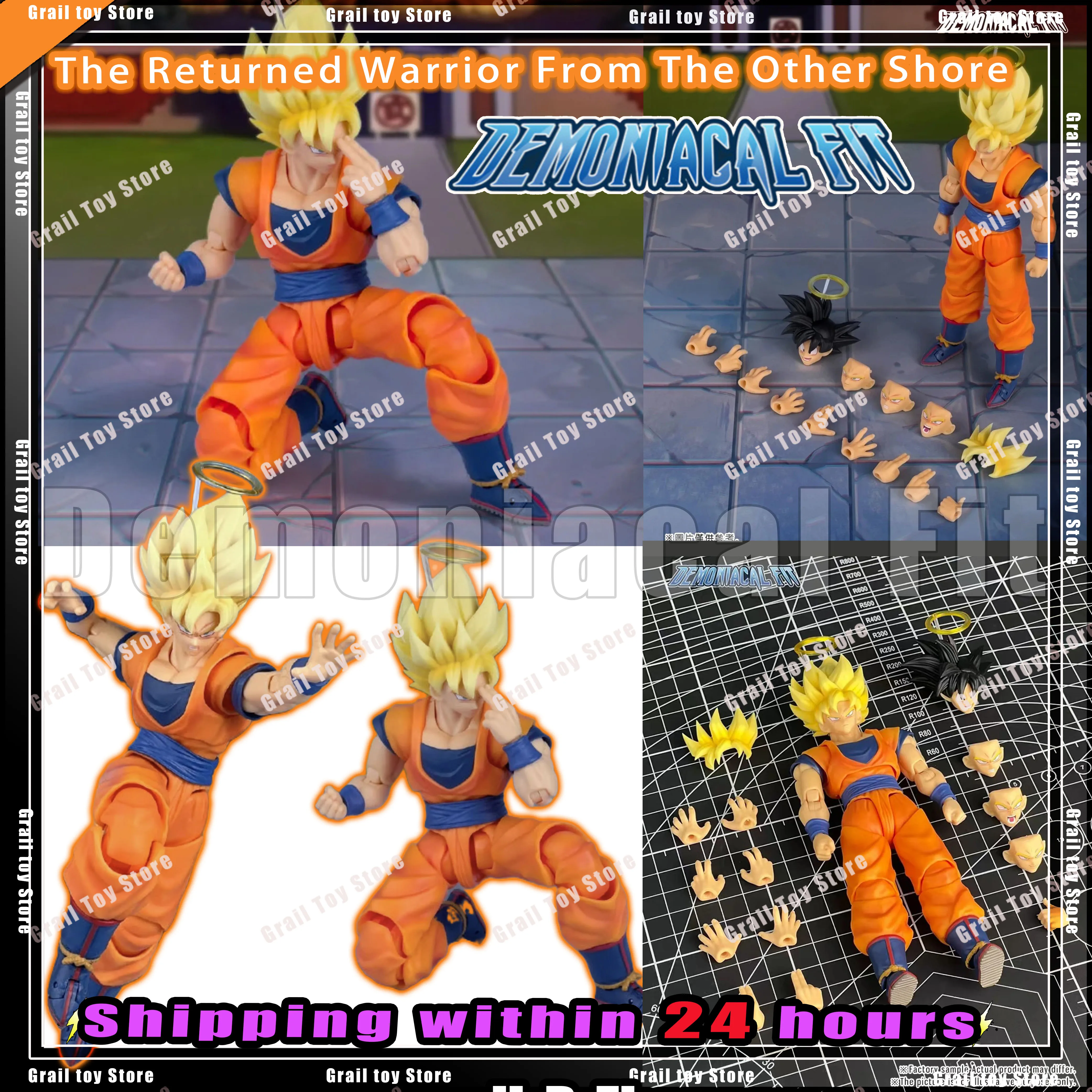 

NEW Demoniacal Fit Son Goku Figure Dragon Ball Z SHF Super Saiyan The Returned Warrior From The Other Shore Action Figures Toys
