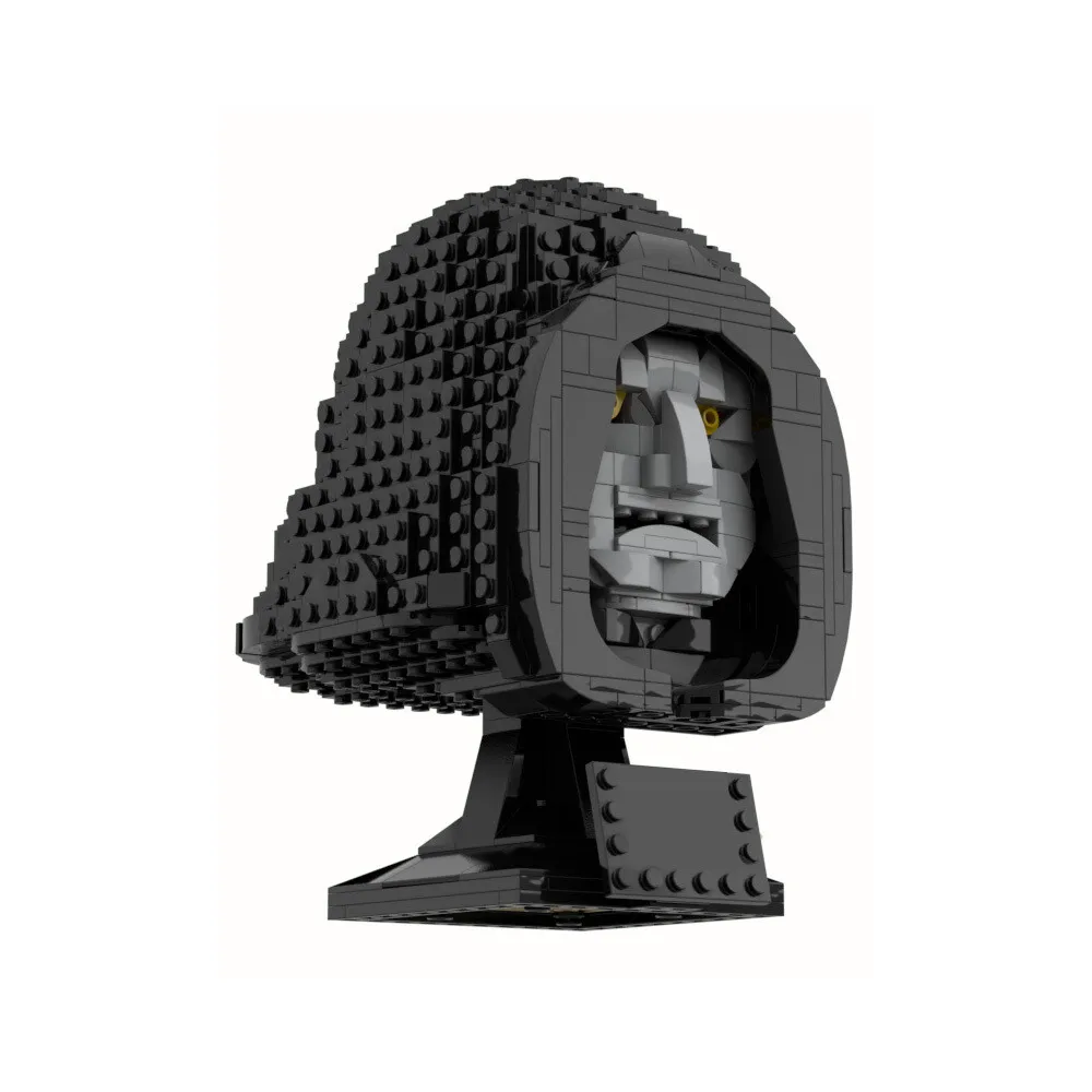 

ZITIANYOUBUILD Custom MOC: C7839 Emperor P-a-l-p-a-t-i-n-e Bust Helmet 789 Parts