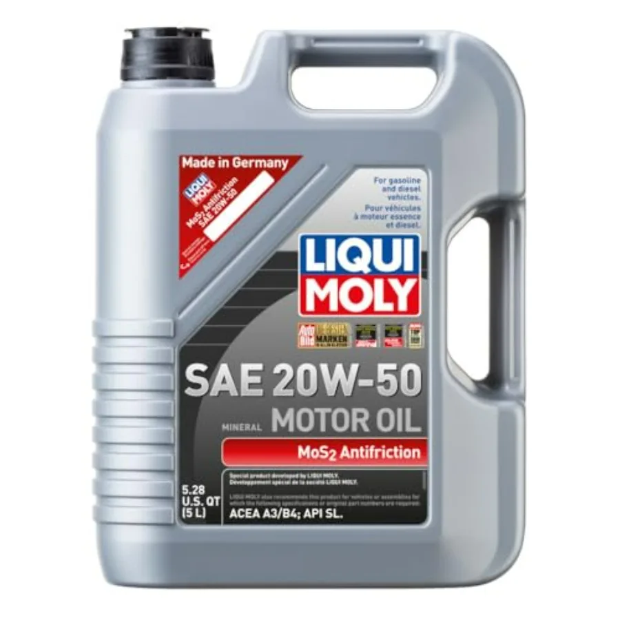 

Моторное масло 5L MoS2 20W50 для высокопроизводительных двигателей: превосходная смазка и защита от износа