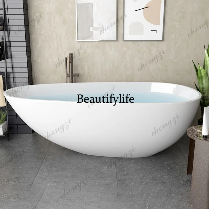 S178 Acrylic Home Hotel B & B Japanese-style freestanding deep bubble removable thin edge bathtub bidet bath bucket