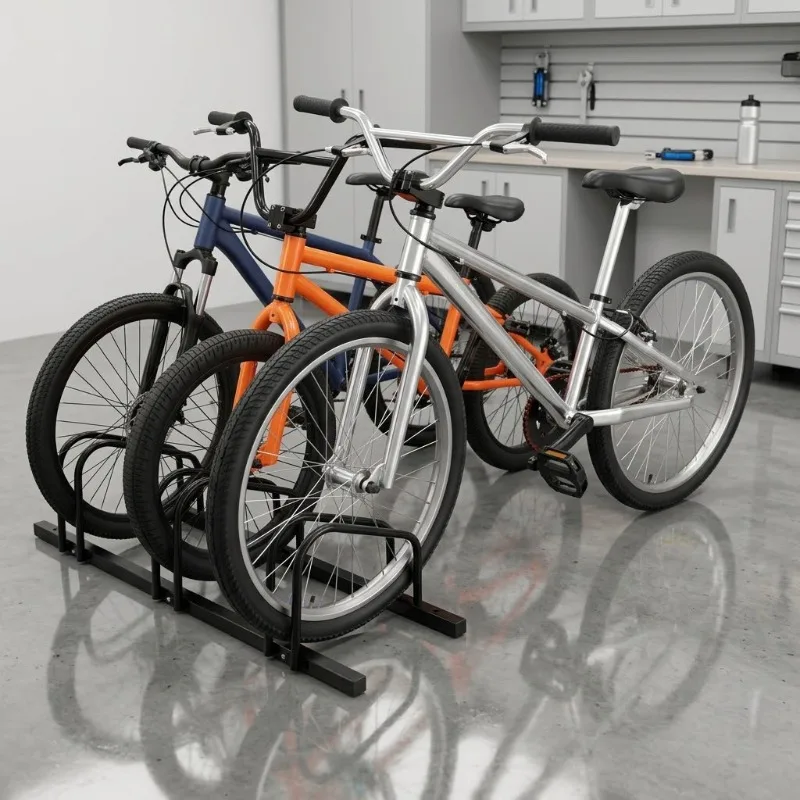 Multi-Section Floor Bicycle Parking Rack Indoor Outdoor Bike Storage Stand Holder For MTB Road Cycling Portable Display Supports