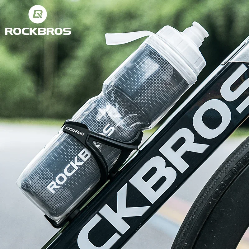 

ROCKBROS 750ML Insulated Bicycle Water Bottle PP5 Material Cycling Sports Fitness Running Riding Camping Hiking Portable Kettle