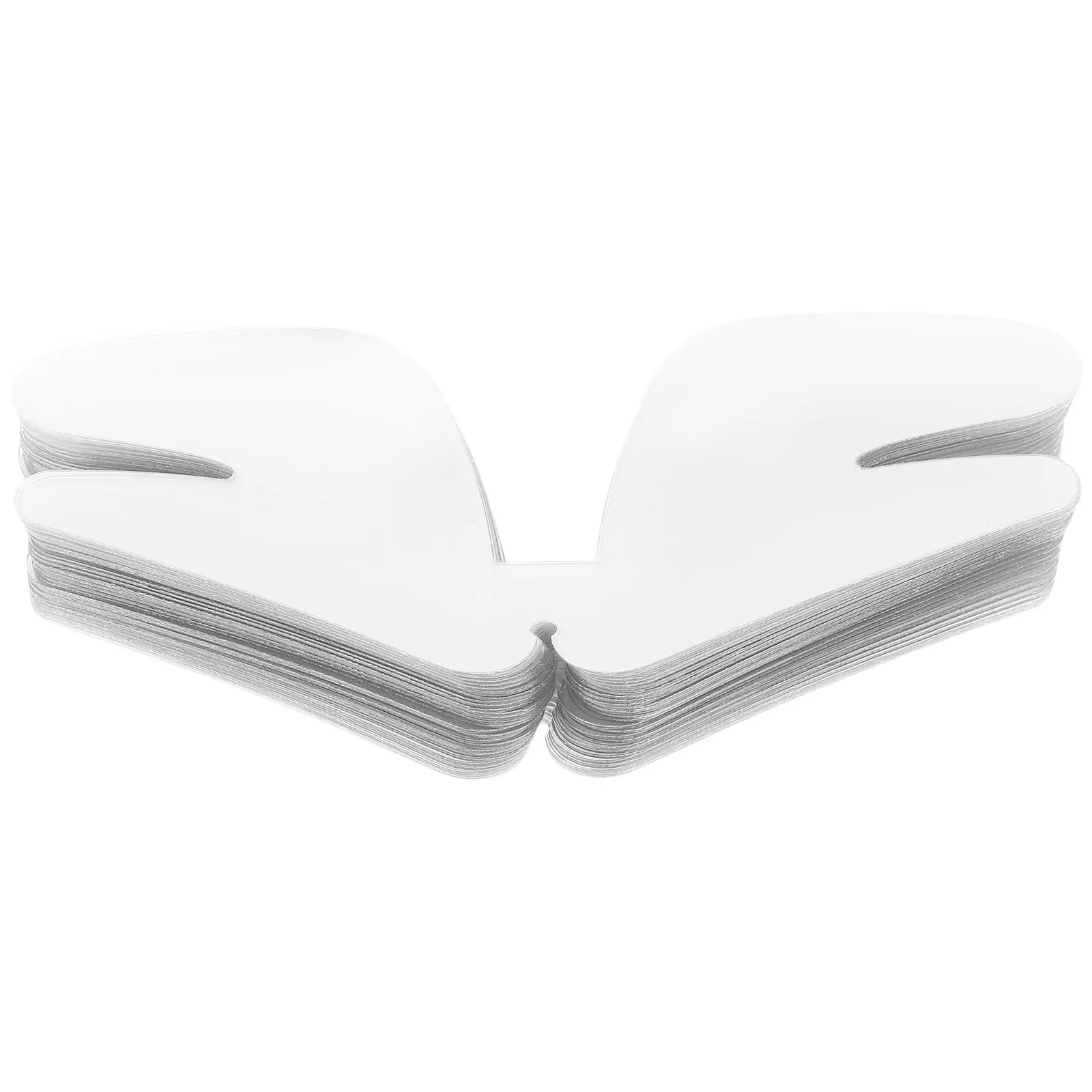 100 قطعة طوق يبقى للرجال قمصان قميص طوق دعم إدراج أنيق غير قابل للتشوه واضح للارتداء اليومي