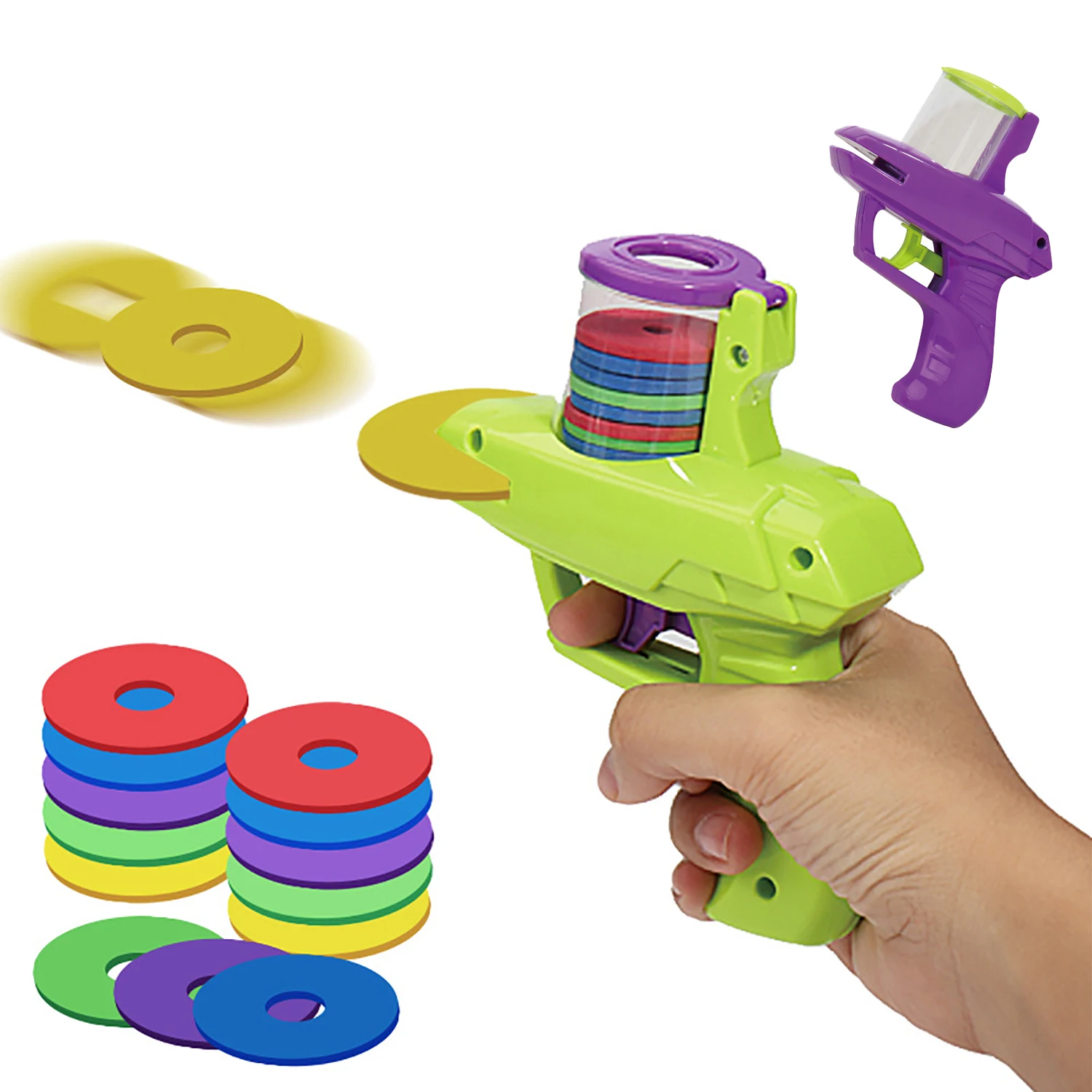

Children's Soft Bullet Gun Parent Child Battle Carrot Gun Continuous Launch Toy