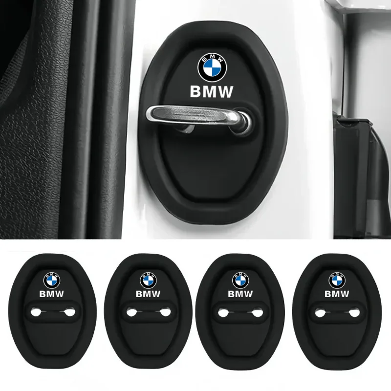 

2/4Pcs Silicone Car styling Door Lock Protector Cover Sticker For BMW M E46 E90 E60 F30 F10 E39 E36 F20 G30 G20 E87 E92 E91 G20