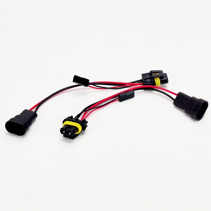 1pc 2pcs  9005 9006 Universal Adapters Wire Harness Connector for the HID Bi-Xenon Headlight H/L Retrofit H1 D2s HID Bulb