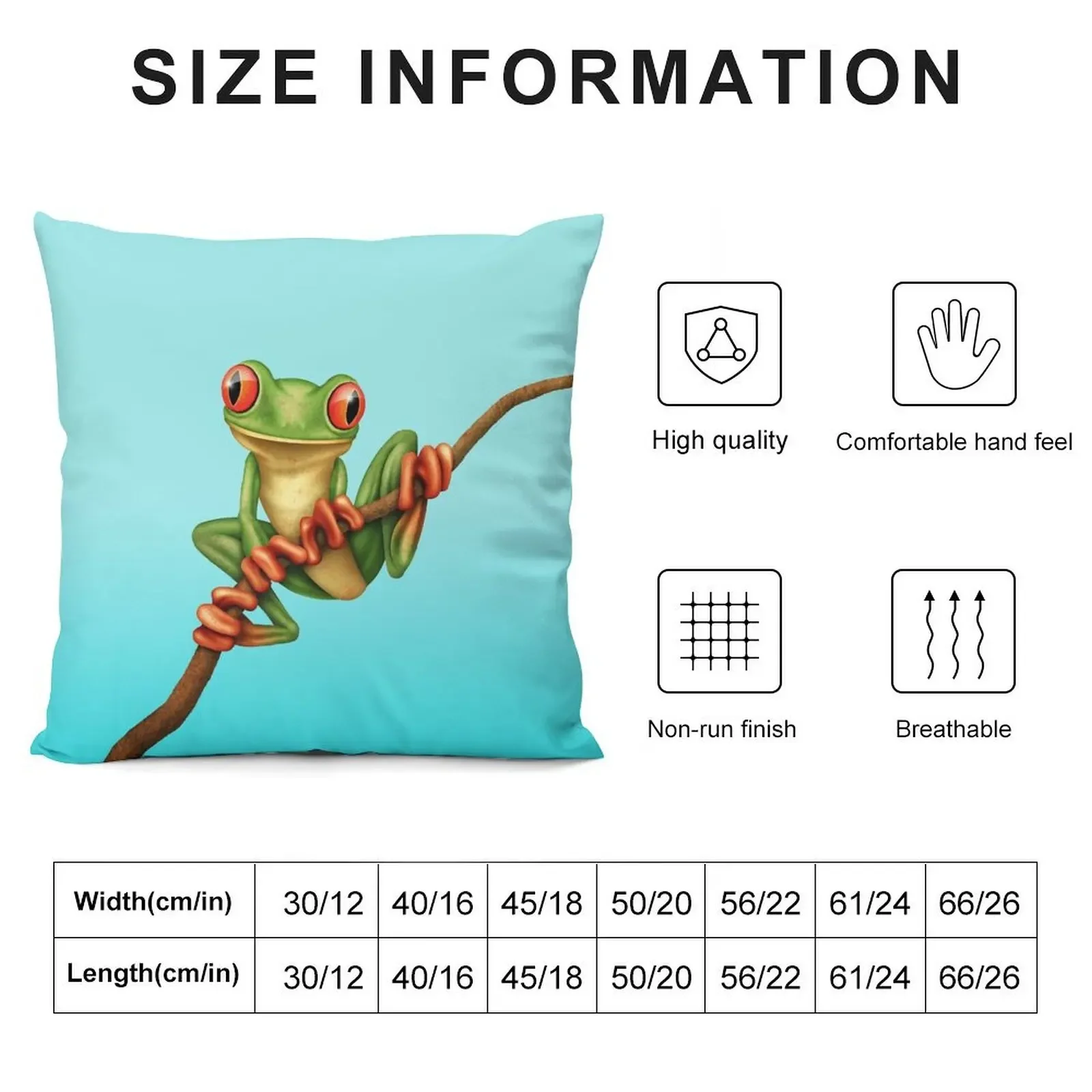 Cute Green Tree Frog on a Branch Throw Pillow Christmas Cushion For Home Cushion Cover Set pillow