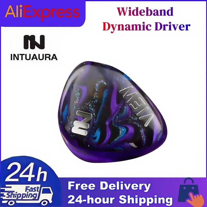 

Наушники-вкладыши INTUAURA Purple Dynamic Driver HiFi с широкополосным динамическим излучателем, мониторные наушники с высококачественными кабелями для аудиофилов