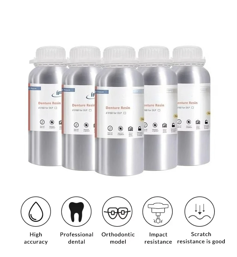 High Precision Aesthetic Photopolymer Resin, Optimized Formula for Detailed Simulation Model 3D Printing Projects