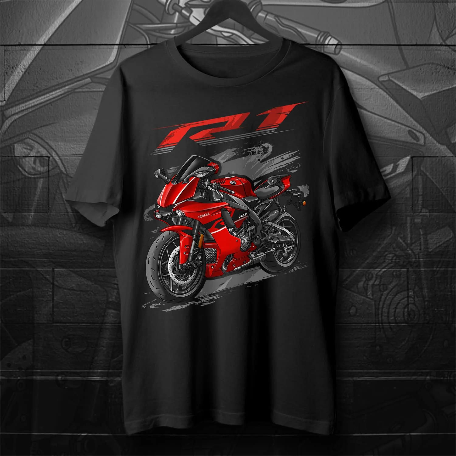 2015-2019 Models Japanese YZF R1 Motorcycle T-Shirt O-Neck Short Sleeve Summer Casual Mens T-shirt