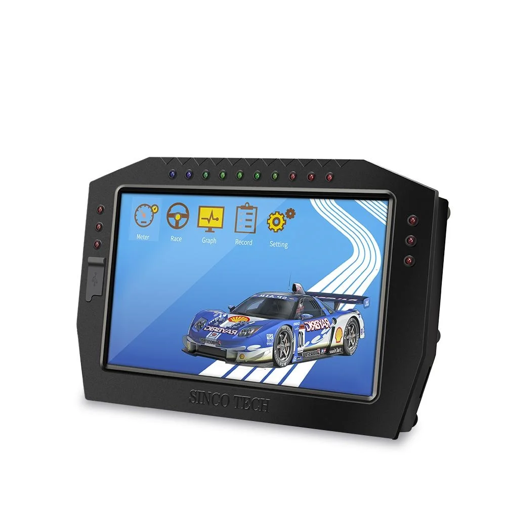 

12v Universal 7'' Digital LCD Touch Screen Race Dash Instrument Speedometer Tachometer ODO Cluster Multifunction Gauge