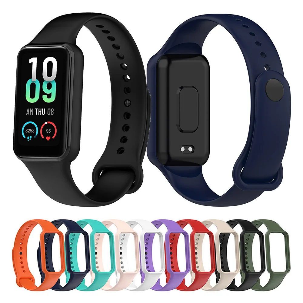 سوار معصم سيليكون لهوامي سوار أمازون فيت 7 ، سوار ساعة