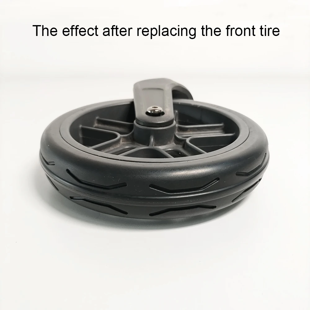 Buggy Tire For Uppababy Vista V1 /V2 Pushchair Front Wheel Custom Tyre PU Tubeless Perfect Replace Baby Stroller Accessories