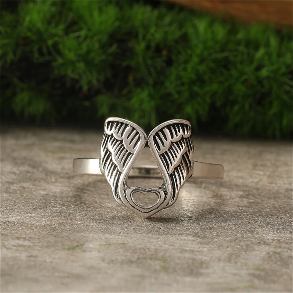 2023 Originality Mushroom Rings for Women Opening Adjustable Heart Metal  Geometric Cute Rings Party Jewelry Accessories Gif