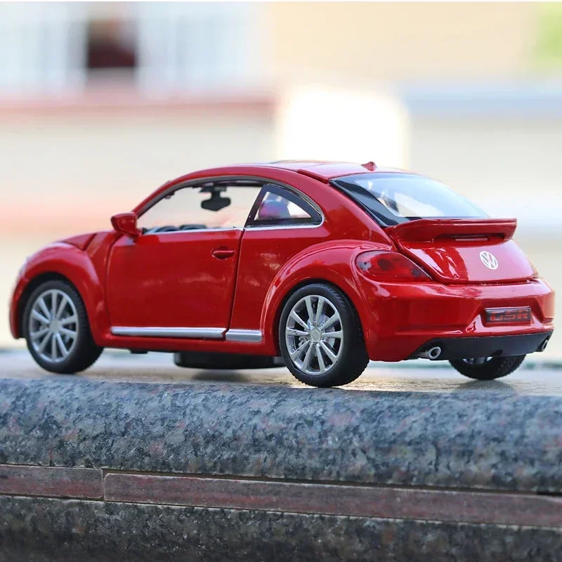 

1:32 VOLKSWAGEN Beetle GSR, высокая имитация литья под давлением автомобиля, модель автомобиля из металлического сплава, детские игрушки, подарки, рекомендуются