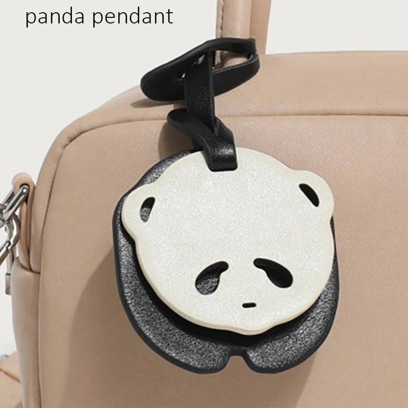 Women's Handbags Soft Microfiber Leather Shoulder Bag Cute Panda Pendant Crossbody  Bags For Women 2024 In New Luxury Handbags