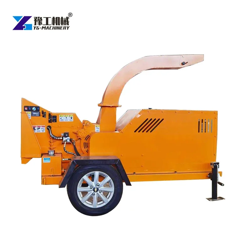 Low Cost 32Hp 54Hp Wood Chipper Machine Diesel Chipper Machine Wood Shredder