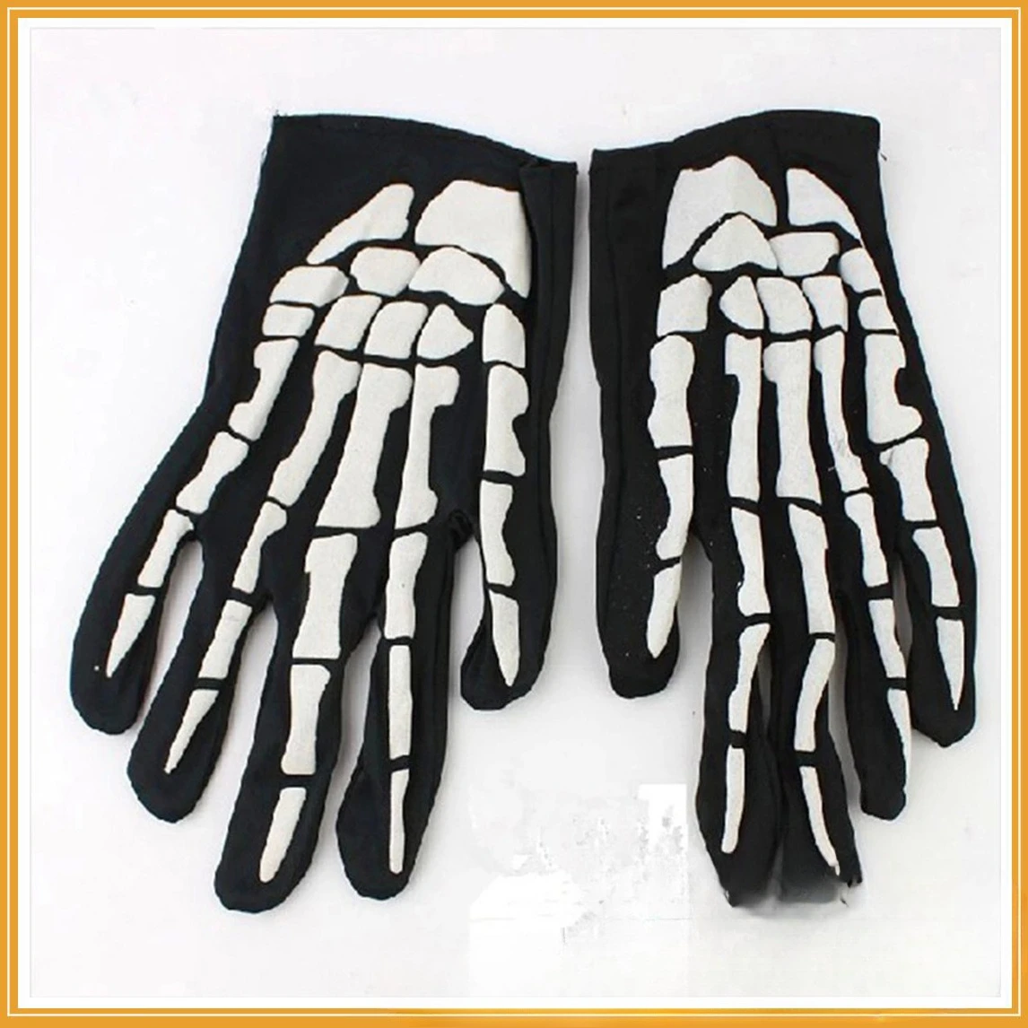 Guanti con calzini scheletro di Halloween Guanti con zampa fantasma horror sanguinante della morte