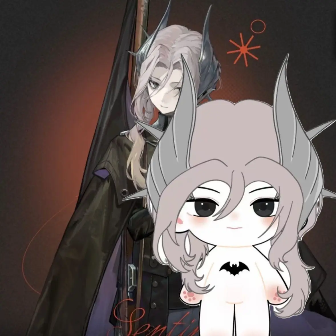 

Реверс: 1999 Sentinel, мягкие уши животных, одежда, плюшевые фигурки аниме, куклы, красивый рождественский подарок, 20 см