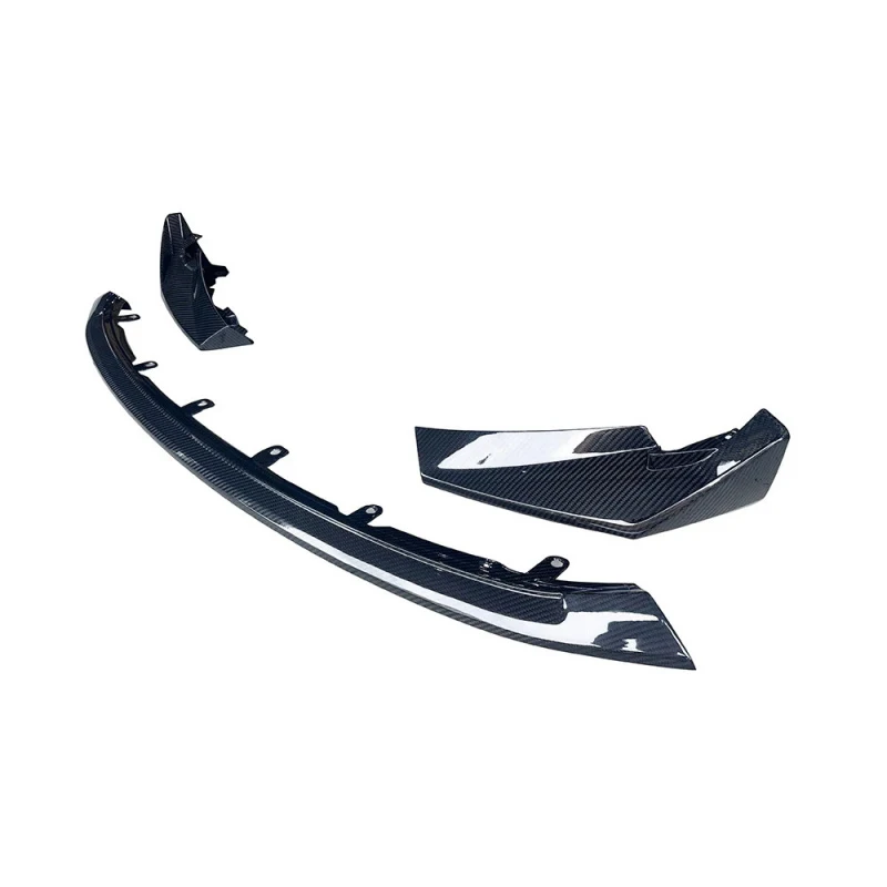 Hot Selling New TW CS Style Carbon Fiber Front Bumper Add-on Lip Screw-On Retrofit/Upgrade