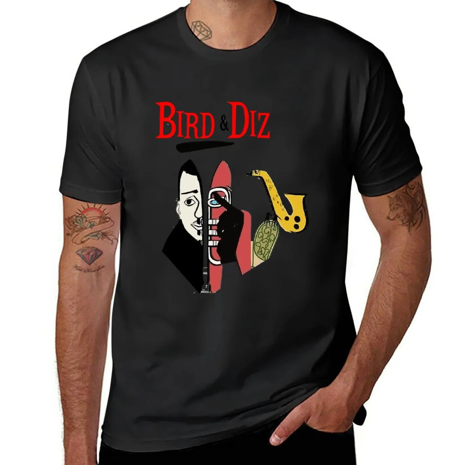 Bird and Diz Charlie Parker Dizzy Gillespie Blues T-Shirt aesthetic clothes oversizeds cute clothes tops T-shirt men