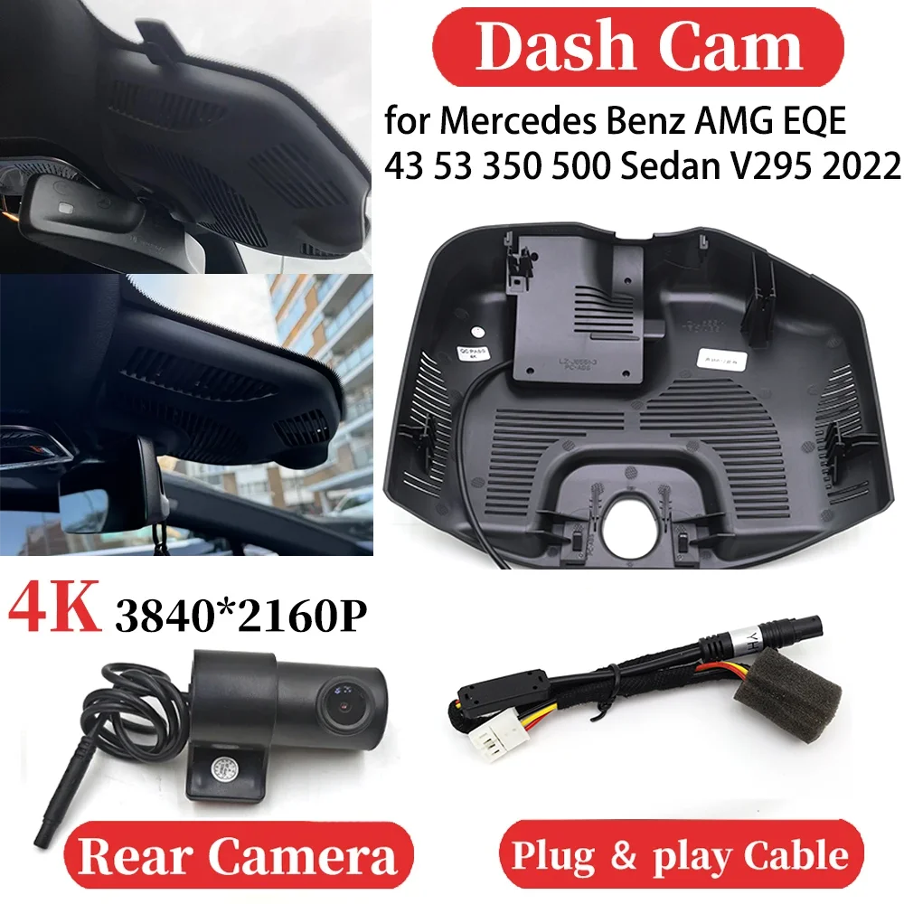 

UHD Car 4K Video Recorder DVR Dash Cam Dashboard Camera Plug and play for Mercedes Benz AMG EQE 43 53 350 500 Sedan V295 2022