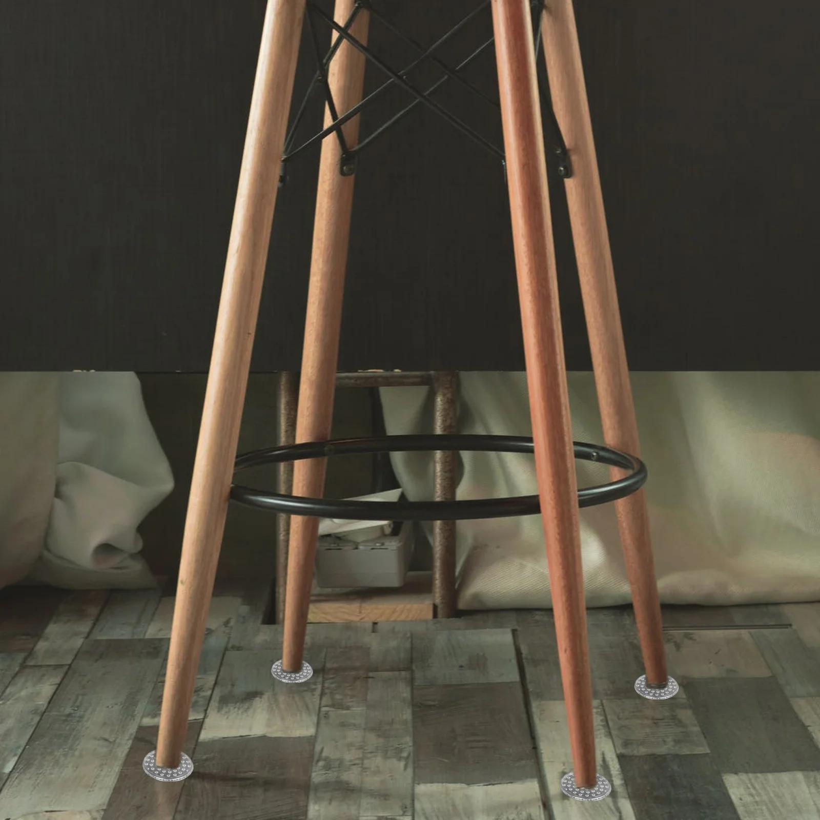 

10pcs Anti-Slip Furniture Pads Transparent Table Leg Protectors Floor Protection For Hardwood Laminate Ceramic Tile Chair Foot