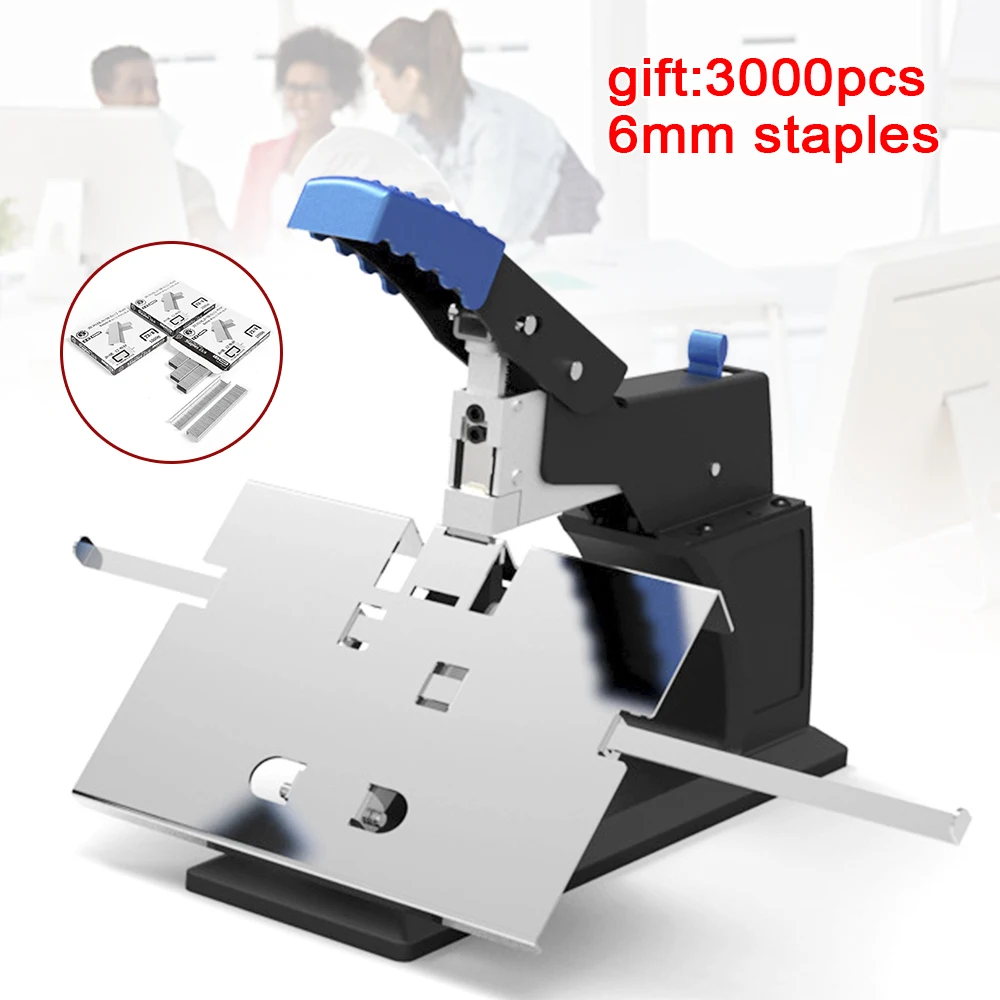 Tabletop Stapler with Adjustable Margin and Depth for 23/6-24/10 Staples for Office Printing Factory Government
