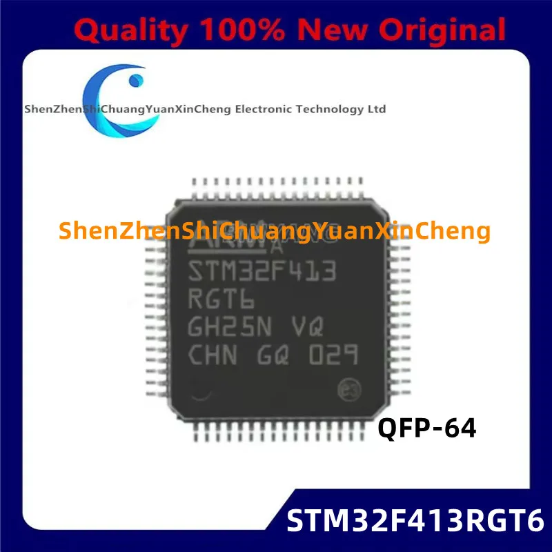 (1piece)100% New STM32F413RGT6 STM32F413 RGT6 QFP-64