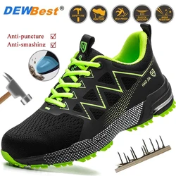 New men's lightweight comfortable cheap non-slip work safety shoes anti-smash anti-puncture wear-resistant site work shoes