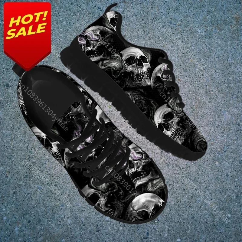 Scarpe Basse Autunnali Barocche Floreali Dorate Infermiera Donna Retro Teschio Di Zucchero Sneakers Femminili Appartament