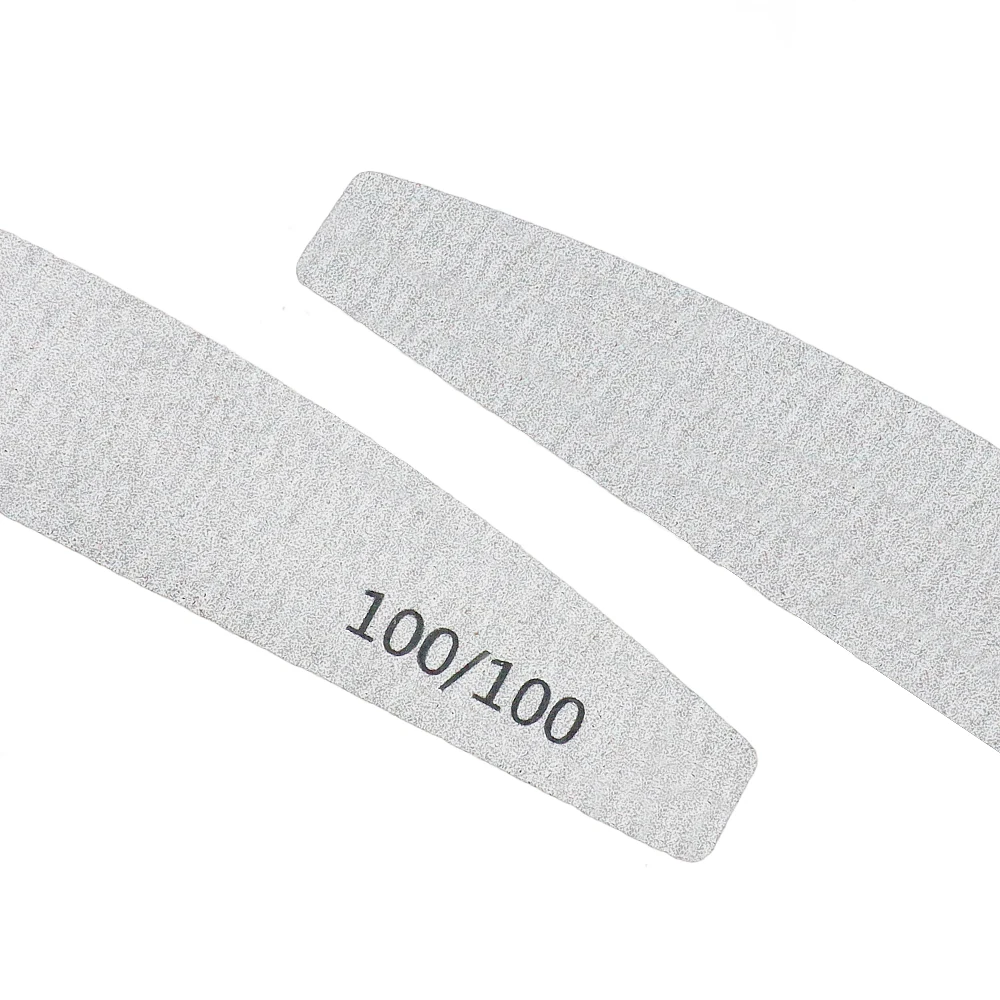 Profesjonalny pilnik do paznokci, gradacja 100/100, papier ścierny, pielęgnacja manicure, pilnik do szlifowania, polerowania paznokci, narzędzie do obróbki paznokci.