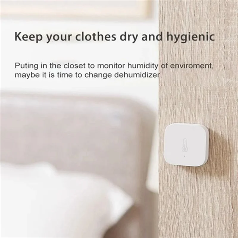 

LNHF Zigbee Датчик давления воздуха Умный детектор температуры и влажности для дома для подключения Mi APP