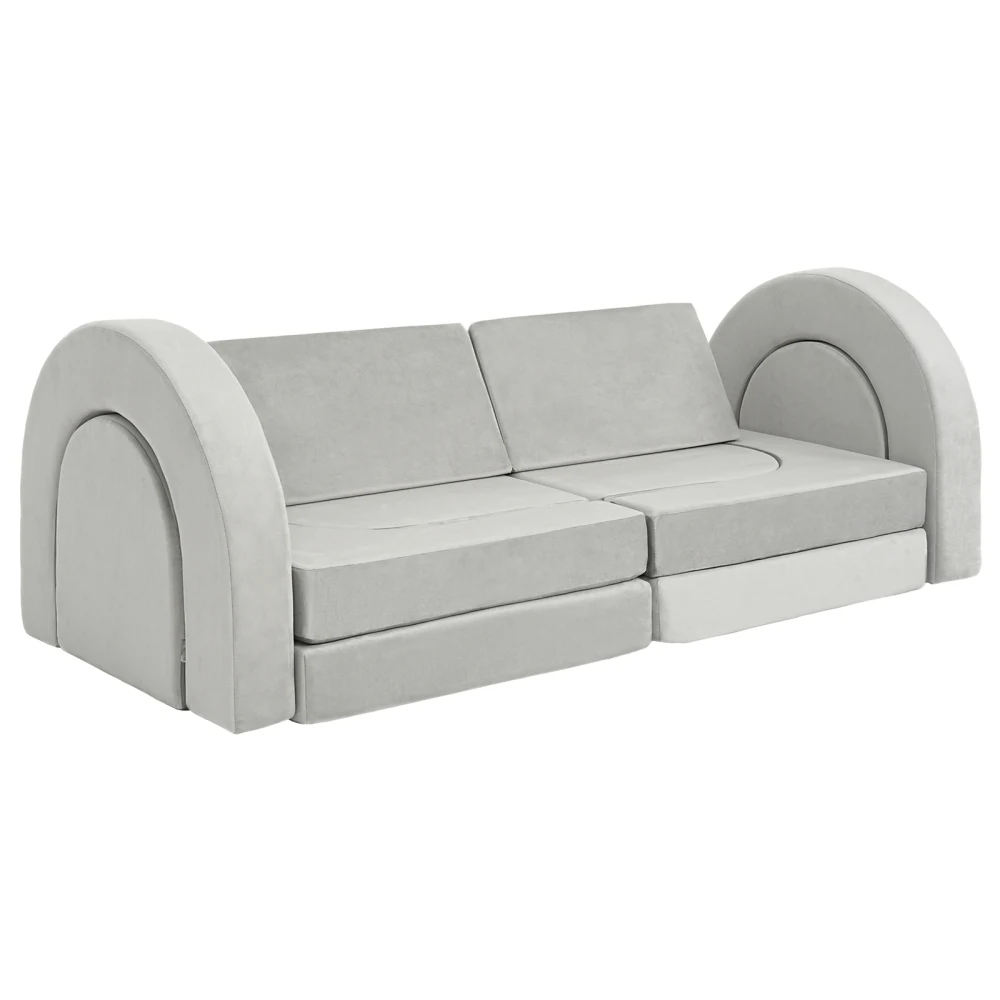 

12Pcs Kids Modular Sofa Toddler Couch Child Sectional Sofa for Playroom Bedroom for Boys and Girls