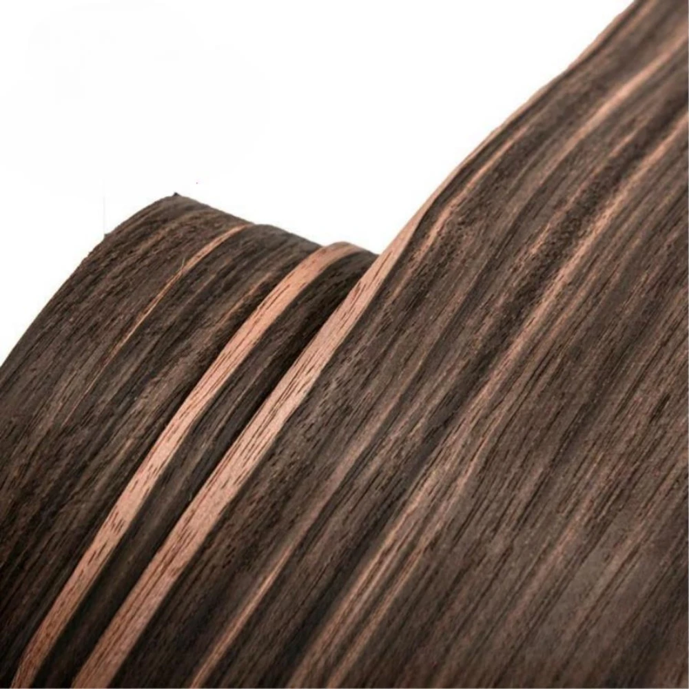 Natural Genuine Black Indonesian Ebony Veneer Furniture Wood Veneer about Thick 0.5MM image 2