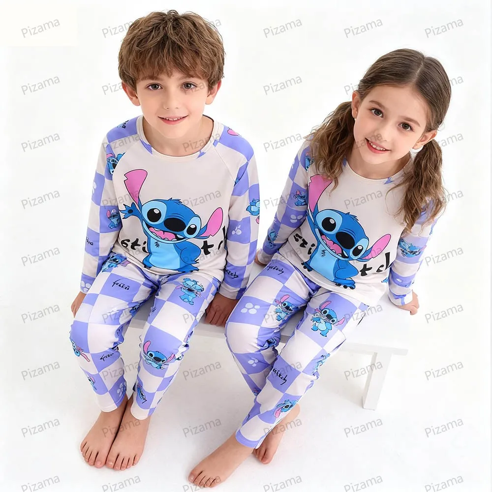 أطقم بيجامات ديزني للأولاد ميكي ماوس بيجامات للأطفال بيجامات للمراهقين هدايا عيد الميلاد ملابس منزلية ملابس نوم #3
