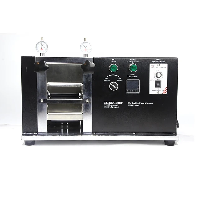 Manual Electrode Roller Ev Battery Manufacturing Machine Lab Roller Press Machine