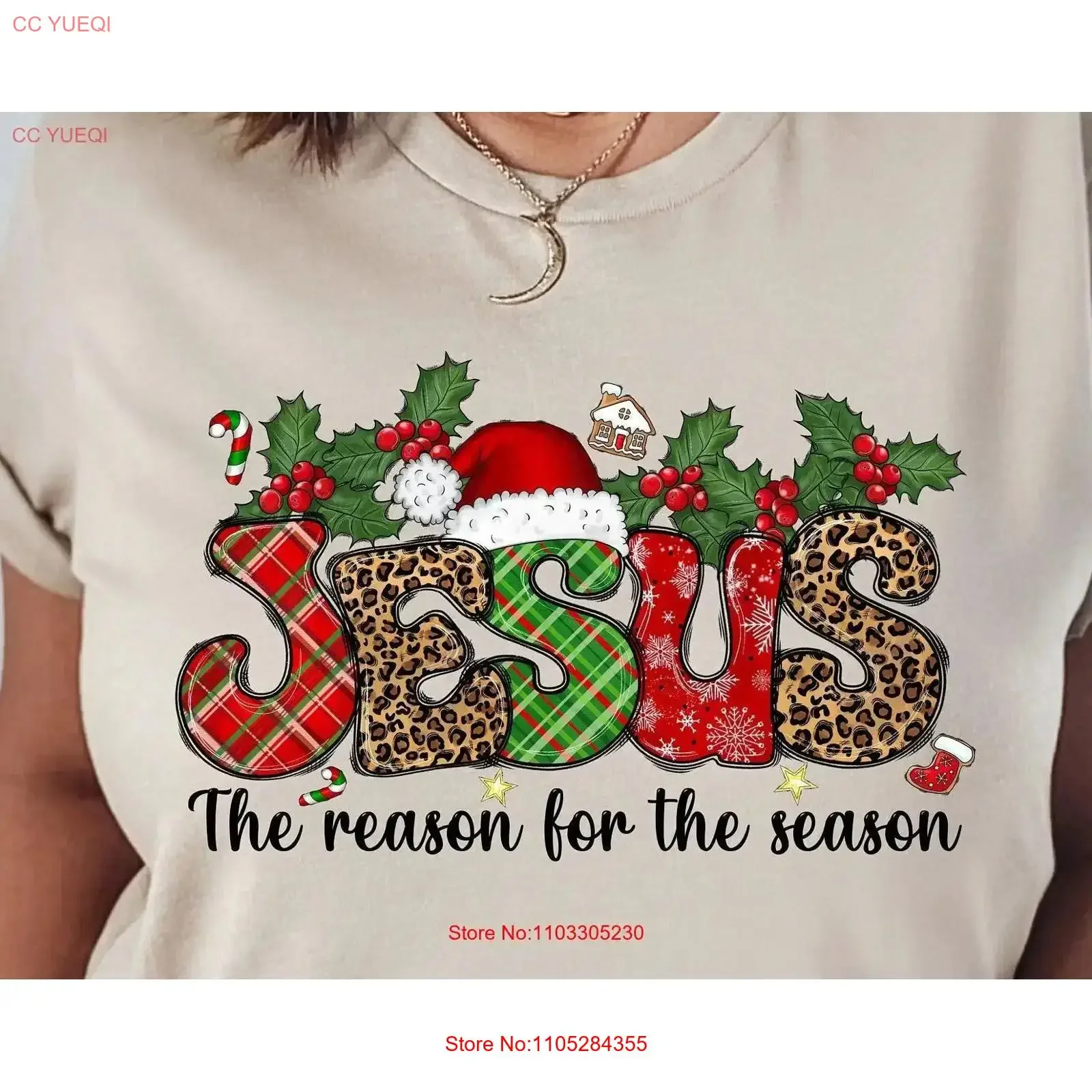 Jesus Is The Reason For Season T Shirt Christmas X mas Quotes Religious Christian Faith vintage Washed Soft Stylish Slightly