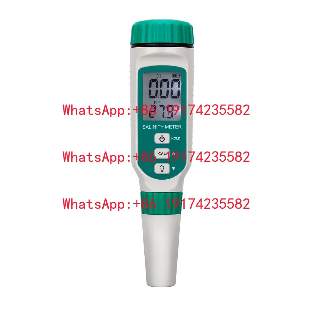 Digital Salinity Meter Tester Pen 0-50C Temperature Range Food Beverages Salt Content Water Quality For Aquarium Seawater