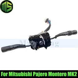 Mitsubishi Pajero 2 Montero MK2 1990-2004 헤드 라이트 와이퍼 스위치 스티어링 스위치 용 LHD 조합 스위치 회전 신호 스위치