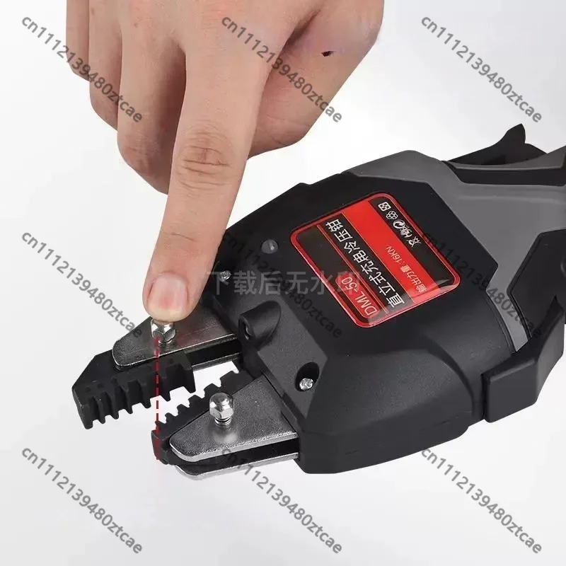 Electric Hydraulic Pliers, Rechargeable Terminal Crimper Cold Press Crimping Tool