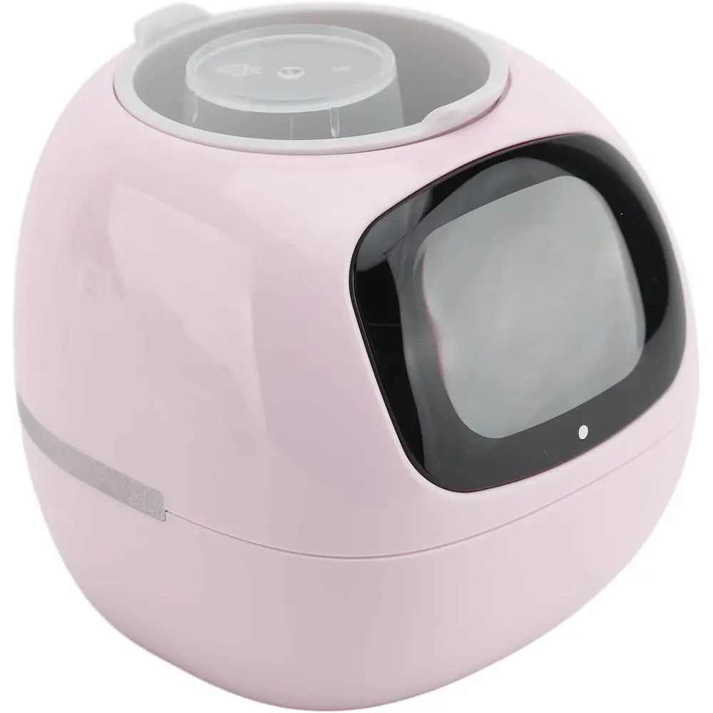 

Personalized AI-Powered Smart Pot with Clock, Calendar, and Temperature for Indoor Plants (Pink)
