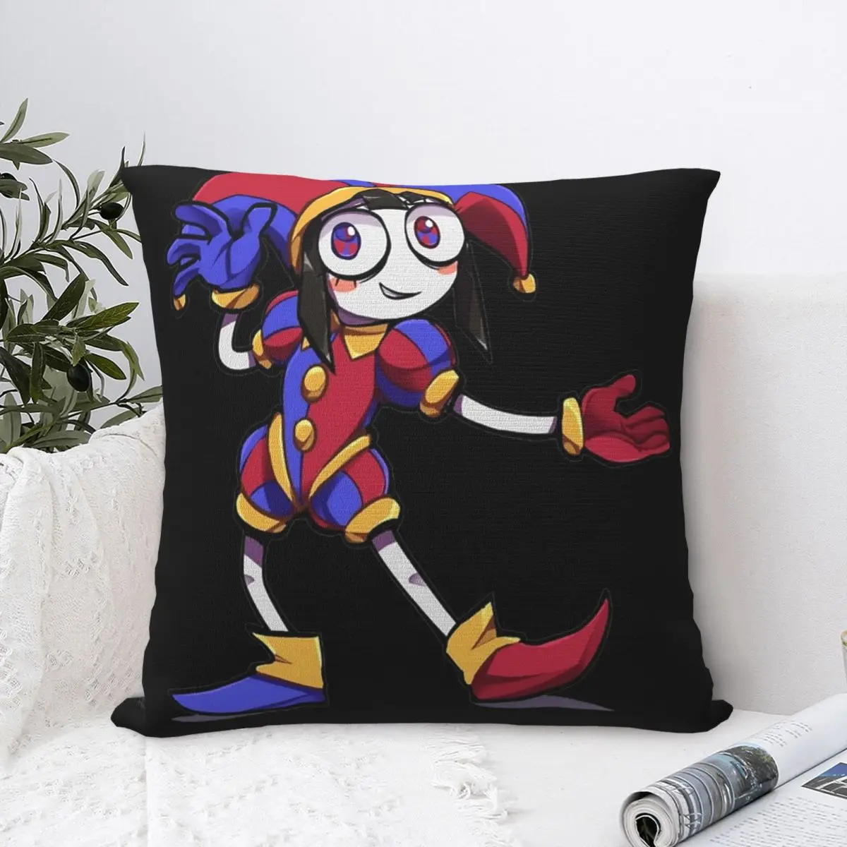 The Amazing Digital Circus Pillow Cases Ragatha Caine Gangle Cushion Covers Fashion Zipper Decor Pillowcase for Home 18